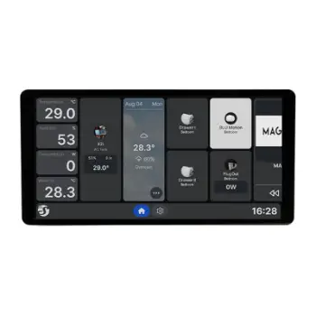 Panel muri smart Shelly Wall Display X2i, ekran me prekje, WiFi, i zi