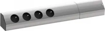 Prizë zgjatuese Bachmann 923.010, 4 dalje, çelik inox, gri