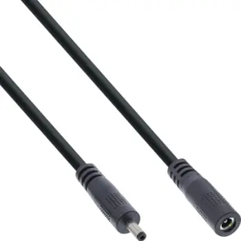 Kabull zgjatues DC InLine, 3.5x1.35mm, 0.5m, i zi