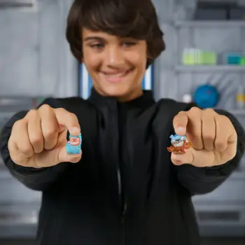 Set figurina lojërash MrBeast Lab Swarms Micro, 6 copë, Hyper Fusion, shumëngjyrësh