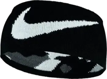 Shirit koke Nike Seamless Knit Reversible, elastik, i zi shumëngjyrësh
