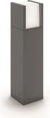 Llambë pedestale Philips Arbour LED, 600 lm, 2700K, antracit