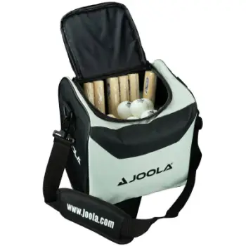 Set pingpongu JOOLA Set Bag, 14 paleta, 30 topa 40mm, çantë shpine e zezë