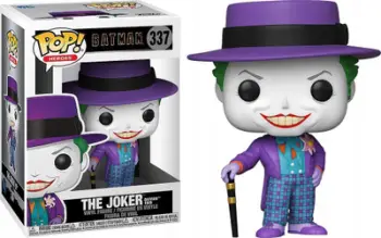 Figurë koleksionuese Funko POP Batman Joker with Hat 47709, 10 cm, vinil, shumëngjyrëshe