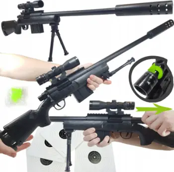 Pushkë airsoft M24 SWS, 6 mm, 45 m, e zezë