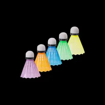 Set badminton Martes RAINBO Shuttlecock, 5 copë, shkumë EVA, shumëngjyrëshe