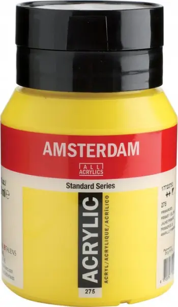 Bojë akrilike Amsterdam Standard Series 275, 500 ml, Primary Yellow, e verdhë