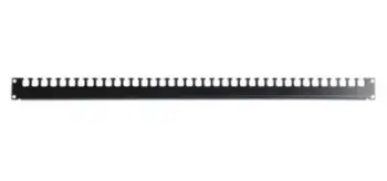 Shinë menaxhimi kabllosh Digitus Cable Fixing Rail, për kabinet 19", metalike, e zezë