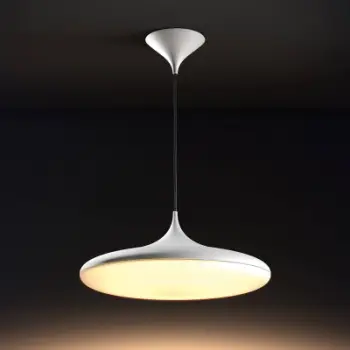 Lampë e varur Philips Hue White Ambiance Cher, smart, rregullim temperature drite, e bardhë