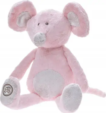 Lodër pelushi miu Biuro Set Plusz Lena, 25cm, rozë