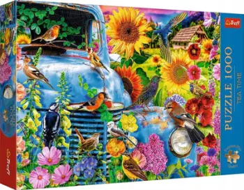 Puzzle Trefl Tea Time Country Life Songbirds, 1000 pjesë, për të rritur, shumëngjyrësh