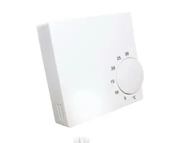 Termostat dhome Salus RT10 230V, kontroll ditor i temperatures, 5–30°C, i bardhe