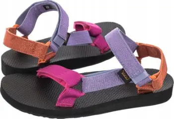 Sandale femrash Teva Original Universal, të sheshta, madhësia 6 US, shumëngjyrëshe