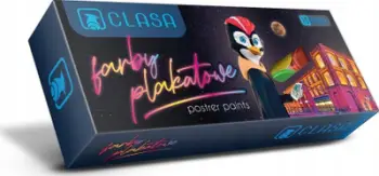 Set ngjyrash plakat Clasa Poster Paints, 10 ngjyra, 20ml