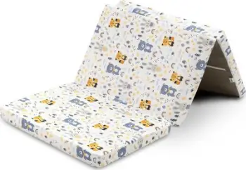 Dyshek udhëtimi për fëmijë Sensillo Travel Mattress Friends from the Forest, 120x60 cm, palosës, shumëngjyrësh