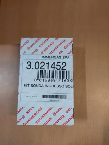 Sondë uji të ngrohtë Immergas Victrix 26 2 I, hyrje ujit sanitar, kompatibile me bojler diellor, modeli 3.021452