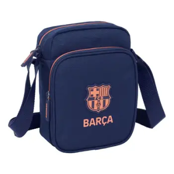 Çantë shpatulle F.C. Barcelona Barça, 16 x 22 x 6 cm, poliester, blu navy