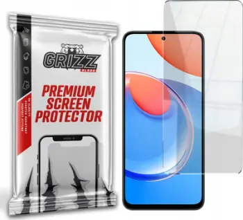 Mbrojtës ekrani GrizzGlass HybridGlass për Honor Play 8T, xham hibrid, transparent