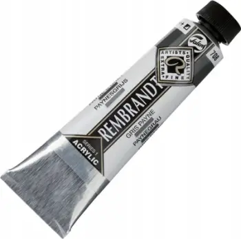 Bojë akrilike Talens Rembrandt 708, 40ml, Payne's Grey, gri e errët