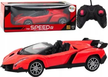 Makina sportive me telekomandë RC 1:16, deri 20 km/h, e kuqe