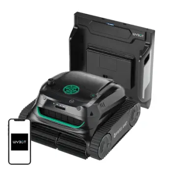 Robot pastrimi pishine Wybot S2 Pro, pa kabllo, për dysheme dhe mure, i zi