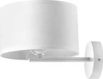 Lampë murale Rollo, 1x60W, e bardhë