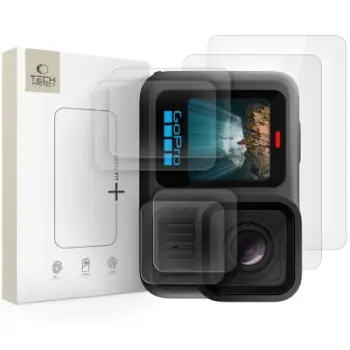 Xham mbrojtës Hofi Tech-Protect Glass Fit+, për GoPro Hero 13, xham i temperuar, set 2 copë, transparent