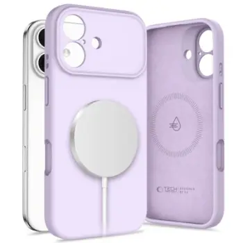 Mbulesë telefoni Tech-Protect Silicone MagSafe, për iPhone 17, lejla
