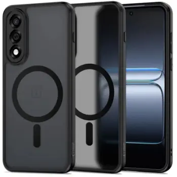 Mbulesë telefoni Tech-Protect MagMat për OnePlus Nord 5, kompatibile MagSafe, matte, e zezë
