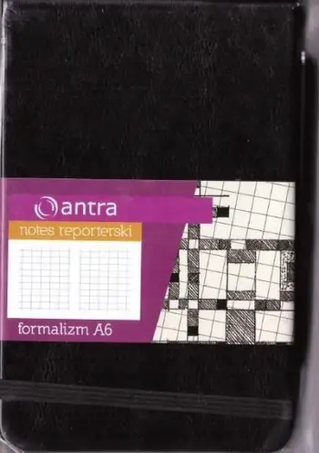 Bllok shënimesh Antra Notes Formalism A6, 90x140mm, 192 faqe, kafe