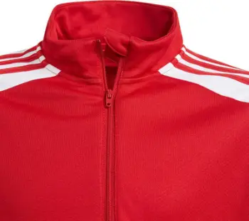 Bluzë sportive fëmijësh adidas Squadra 21 Jr GP6470, Aeroready, zinxhir gjysmë, e kuqe