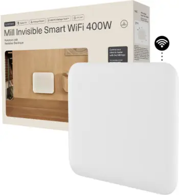 Ngrohës panel Mill Invisible Smart WiFi Gen 4, 400W, i bardhë