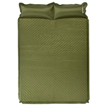 Dyshek vetëfryrës Meteor Self inflating Mat 192x132x3, për dy persona, jeshil