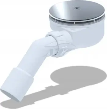 Sifon dushi Ferro Shower Tray Trap, dalje 90 mm, pastrim nga lart, krom