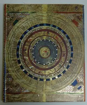 Fletore Paperblanks Cosmology, 18.4x22.9cm, 192 faqe, kapak i fortë, dizajn kozmologjik