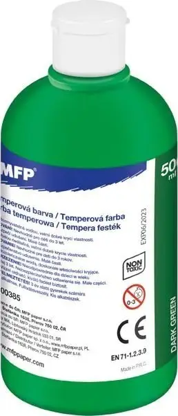 Bojë tempera MFP 00385, 500ml, jeshile e errët
