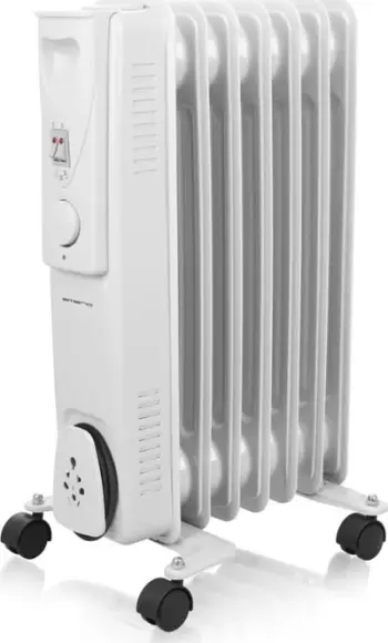 Ngrohës me vaj Emerio, 2000W, 7 rebra, me termostat të rregullueshëm