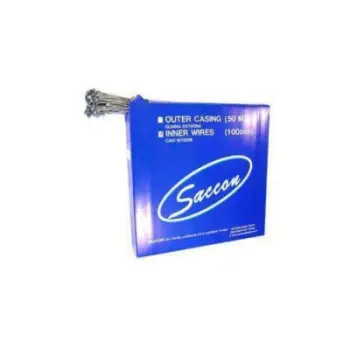 Kabllo freni biçiklete Saccon Inox, një copë, çelik inox