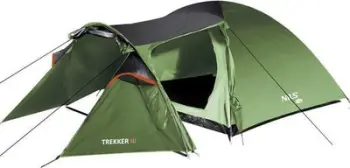 Çadër kempingu Nils Camp Trekker III NC6312, 3 persona, jeshile