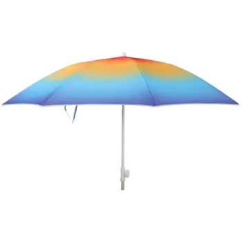 Çadër plazhi Sun Hat UV50+, 180 cm, UPF 50, shumëngjyrëshe