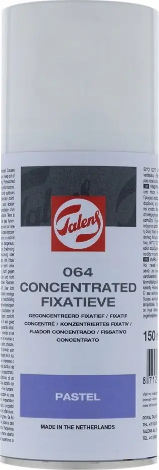 Sprej fiksues Talens Concentrated Fixative 064, për pastel, 150 ml, transparent