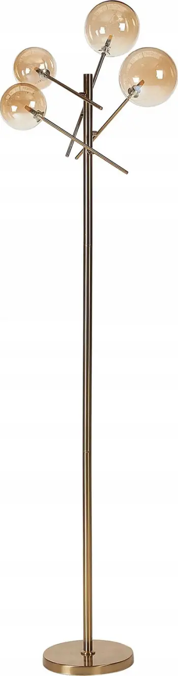 Lampë dyshemeje TAMESI, metal, 157cm, ngjyrë ari