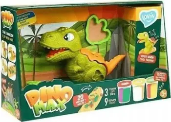Set plasteline Dino Max, dinosaurus lodër, shumëngjyrësh