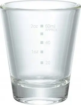 Gotë matëse espresso Graded, 80ml, qelq transparent