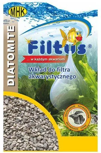Mbushës filtri akuariumi MHK Filtus Diatomite, media diatomiti, 500ml