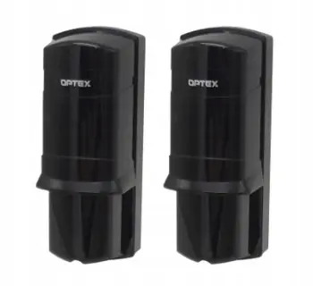 Barriera e jashtme infra të kuqe Optex AX-100TF, distanca 30m, IP65, e zezë