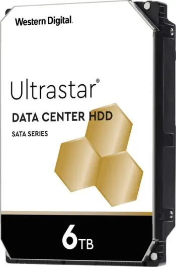 Hard disk i brendshëm Western Digital Ultrastar DC HC310, 6TB, 7200RPM SATA, i zi