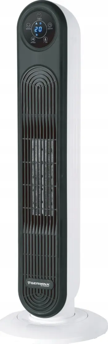 Ngrohës elektrik kolonë Germina GW-0002 PT C, qeramik, 2000W, bardh e zi