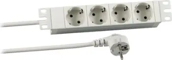 Zgjatës energjie EFB Elektronik ESP.72K, 4 prize Schuko, kabllo 2 m, gri