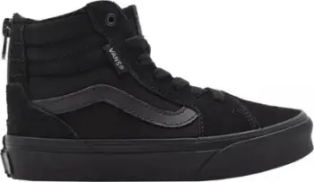 Atlete të larta fëmijësh Vans YT Filmore Hi Zip Jr, me zinxhir, të zeza